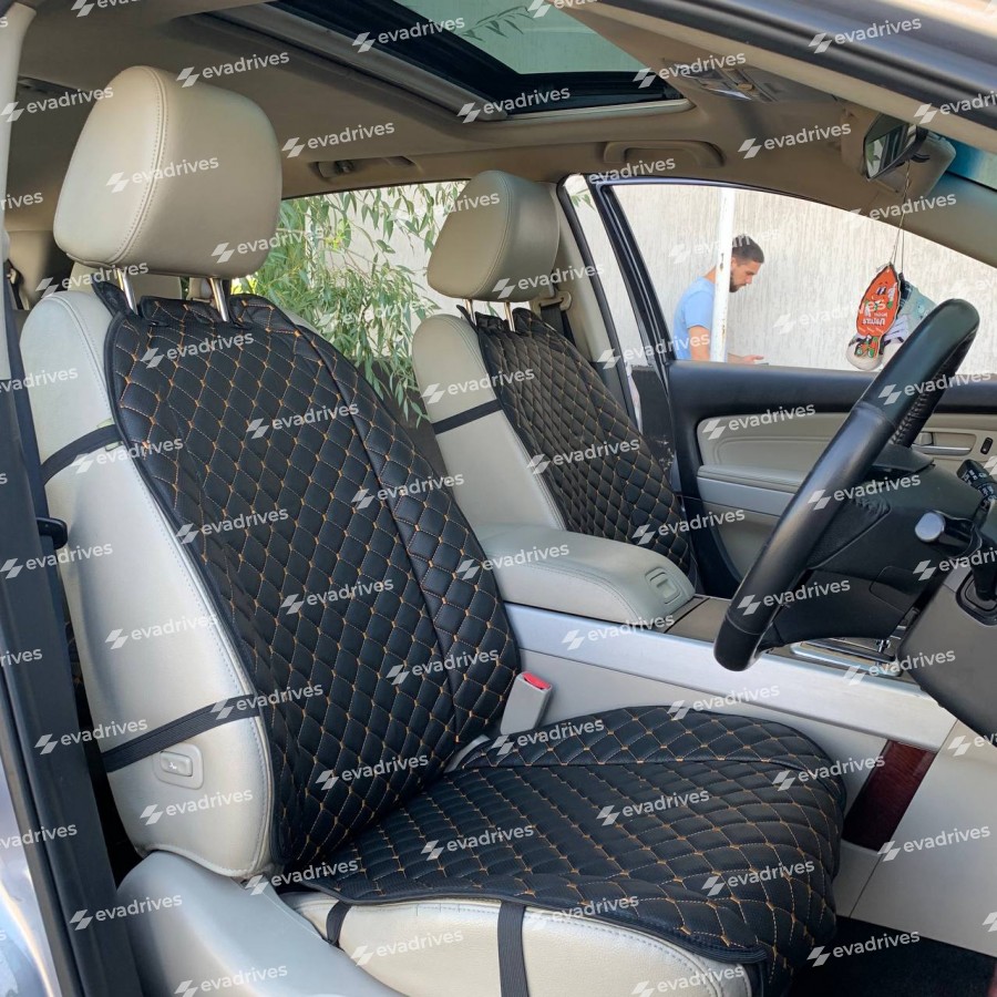 Авточохли з перфорованої екошкіри, ромб