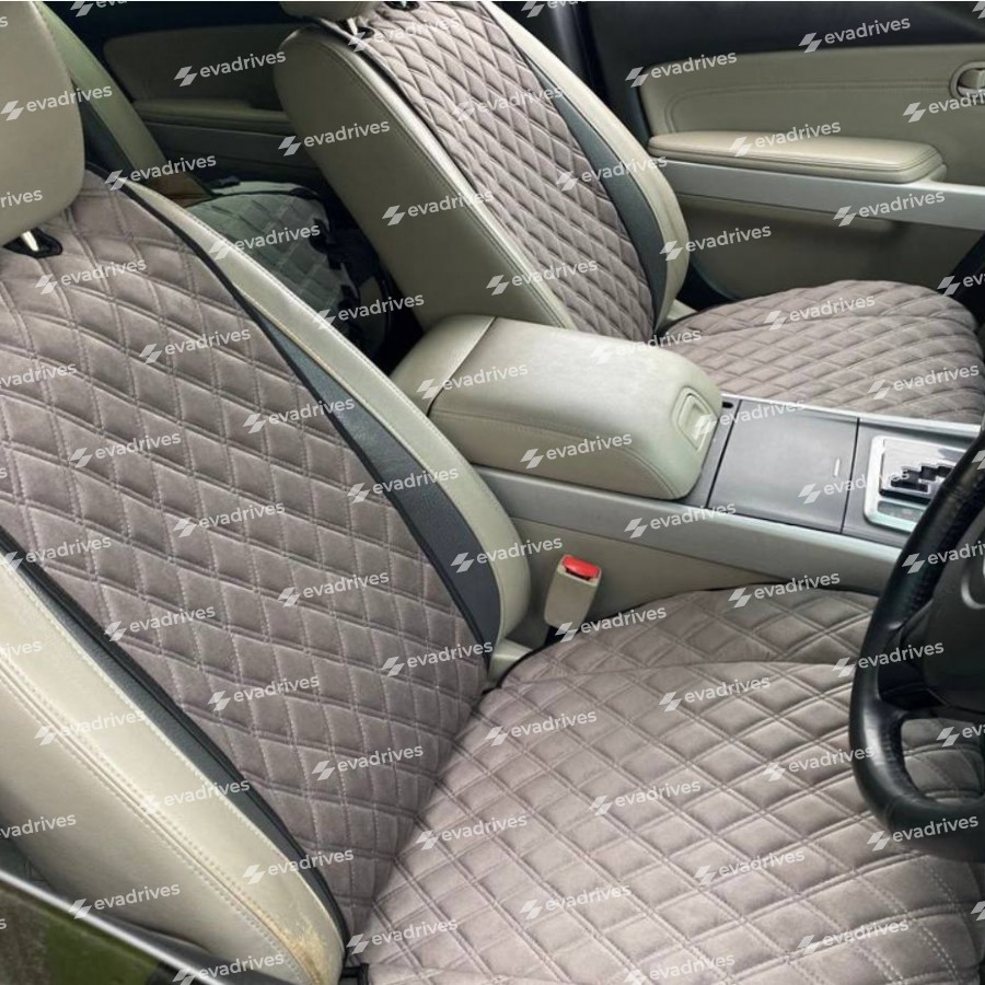 Чохли на сидіння Lux Alcantara (штучна замша), ромб