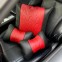 Подушка підголівник автомобільна, виготовлена ​​з еко шкіри, 2 шт
