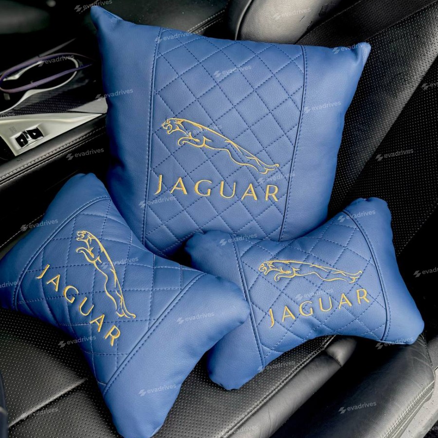 Подушка підголівник автомобільна, виготовлена ​​з еко шкіри, 2 шт