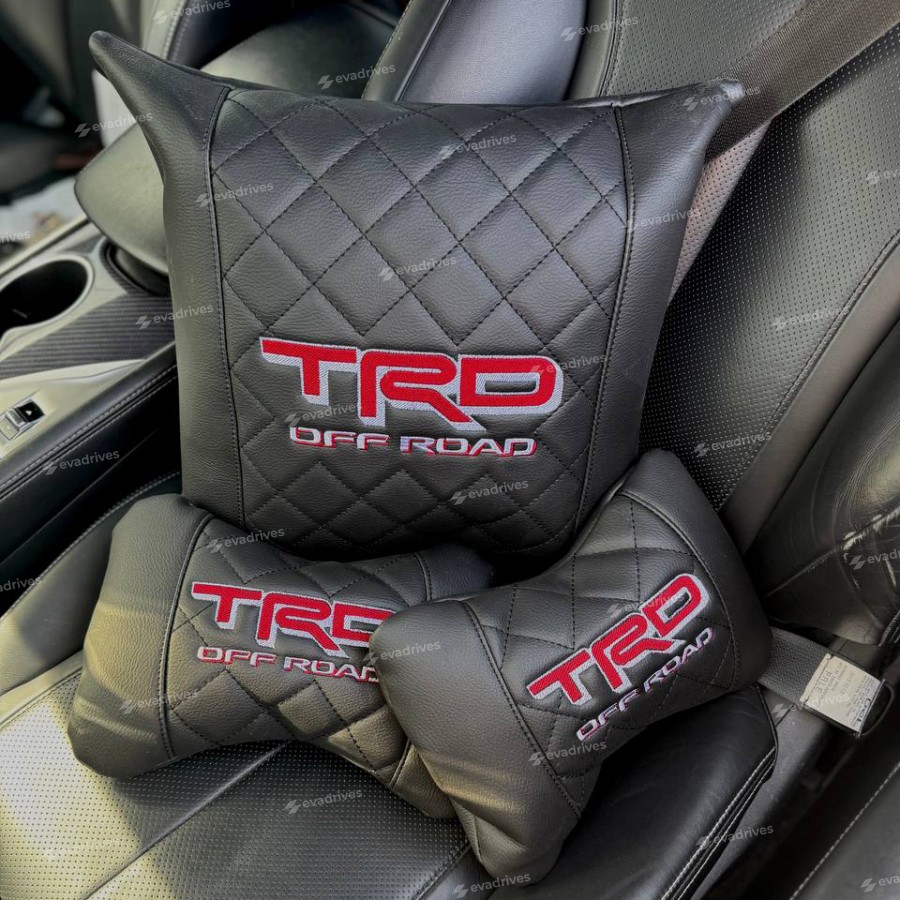 Подушка підголівник автомобільна, виготовлена ​​з еко шкіри, 2 шт