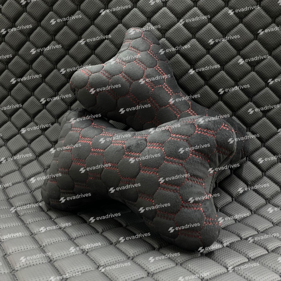 Подушка підголівник автомобільна, виготовлена ​​з ALCANTARA LUX