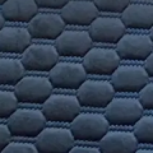 Чорний прошитий голубою ниткою  