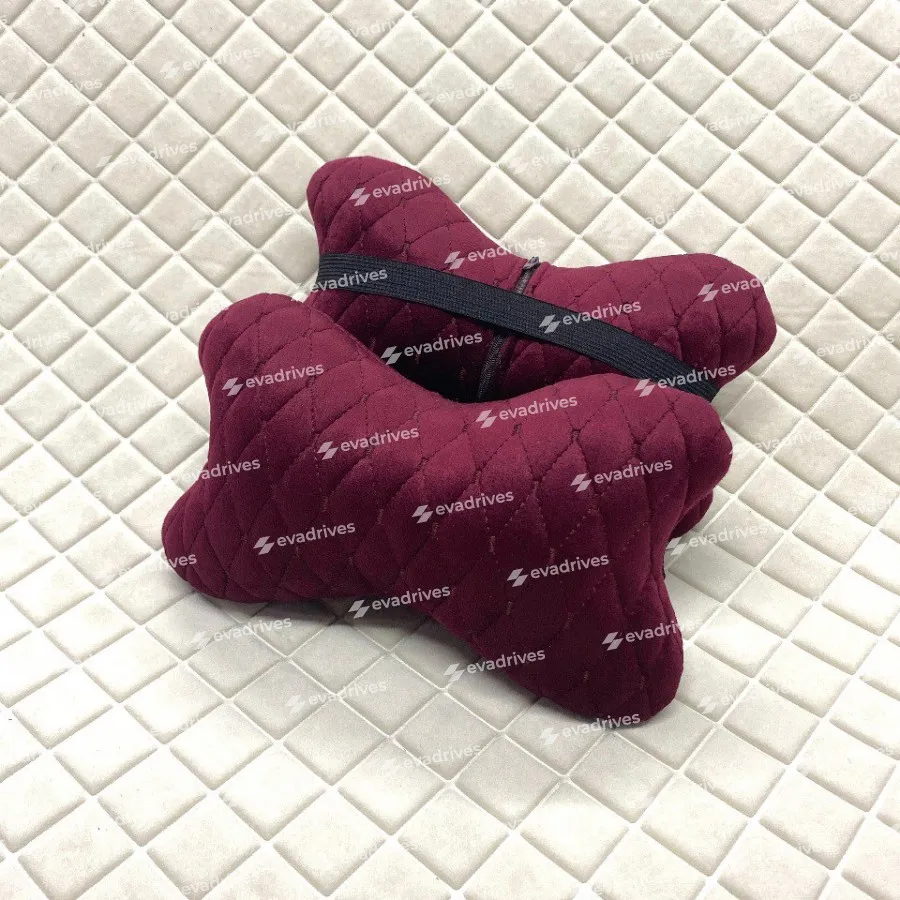 Подушка підголівник автомобільна, виготовлена ​​з ALCANTARA LUX